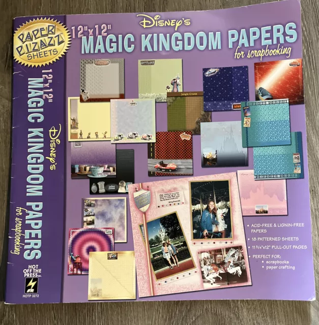 Disney Scrapbook Plus Paper Mickey Mouse Disneyland Memory Book