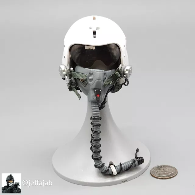 1:6 Dragon Jet Pilot HGU-33/P Flight Helmet Set for 12" Figures Navy USAF