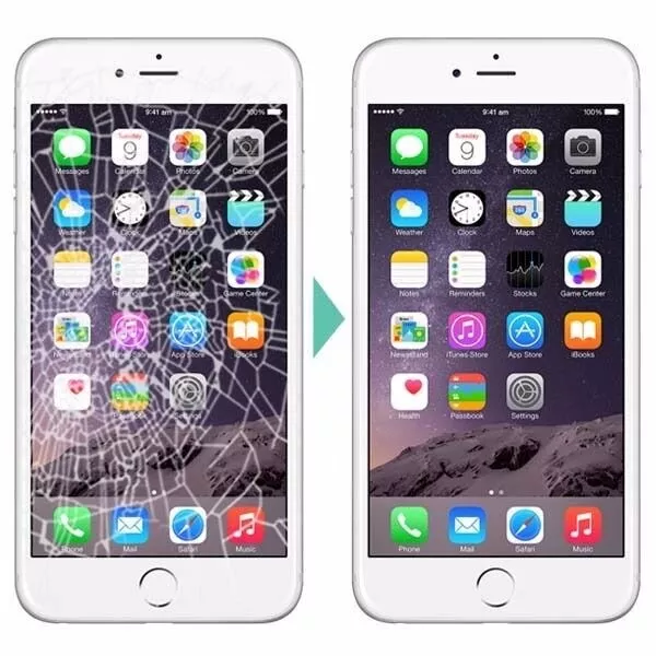 iPhone 6 Plus, 6S Plus, 7 Plus, 8 Plus Cracked Glass Screen Repair Service