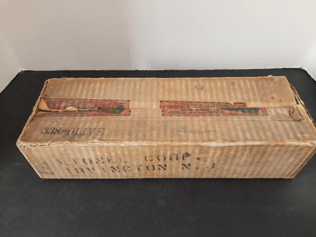 Hard to find Original Lionel Prewar # 338 Pullman Car Olive Green Box Only