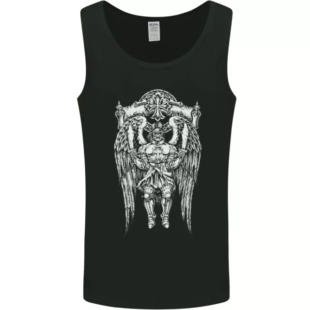 Cavalieri Templari Teschio Romano Guerriero Mma Palestra Uomo Canotta Maglia