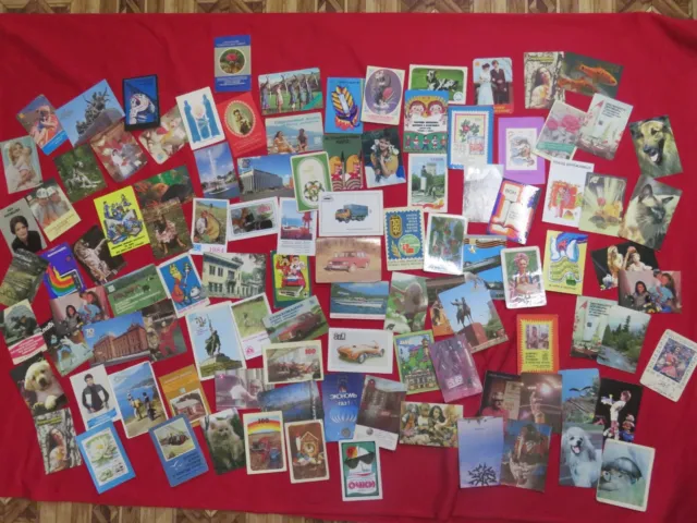 SOVIET ERA set of Collectible pocket calendars of the 1970-80s of the USSR 100р.