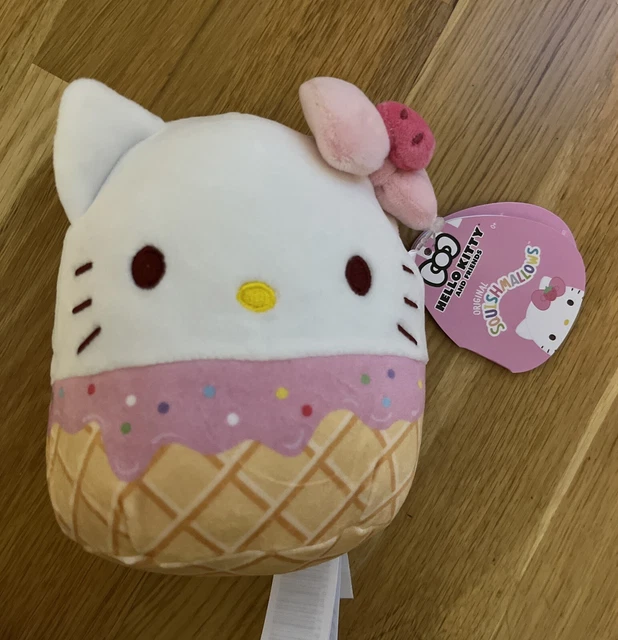 SQUISHMALLOWS HELLO KITTY ice cream Sanrio 5 Inch 12.5cm Squishmallow
