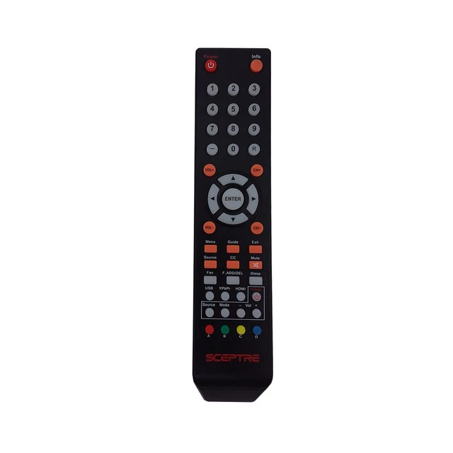 Used Original OEM Sceptre Television 8142026670003C TV Remote control