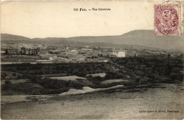 CPA AK MAROC FEZ - Vue générale (87427)