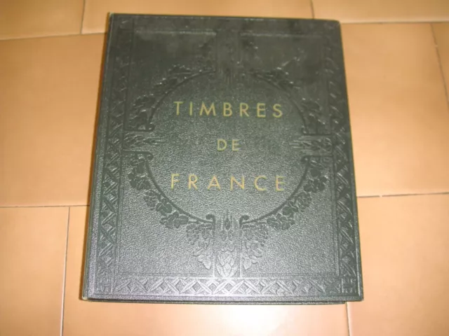 classeur album de timbres  yvert et tellier avec feuilles  vide france 1849-