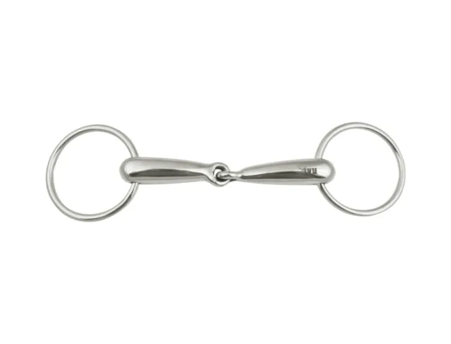 Rad Horse Snaffle Bit Stainless Steel Horse Loose Ring Equestrian Tacks D,O Ring
