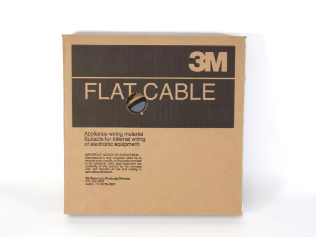 3M Round Conductor Flat Cable C3365/10 28 AWG (100ft)