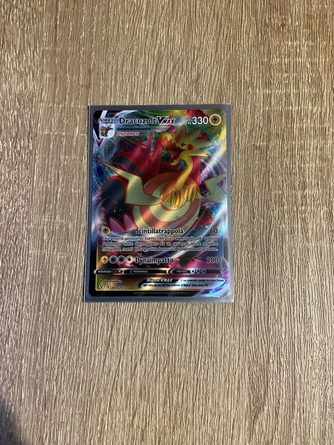 Carte Pokemon DRACOZOLT V 058/203 Ultra Rara Holo Evoluzioni Eteree ITA