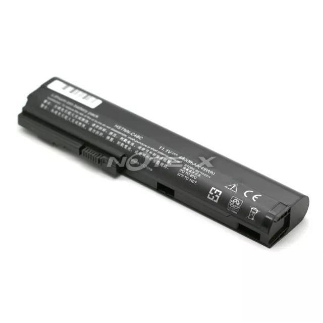 Batterie compatible 11.1V 5200mAh pour HP ELITEBOOK 2560P HP ELITEBOOK 2570P