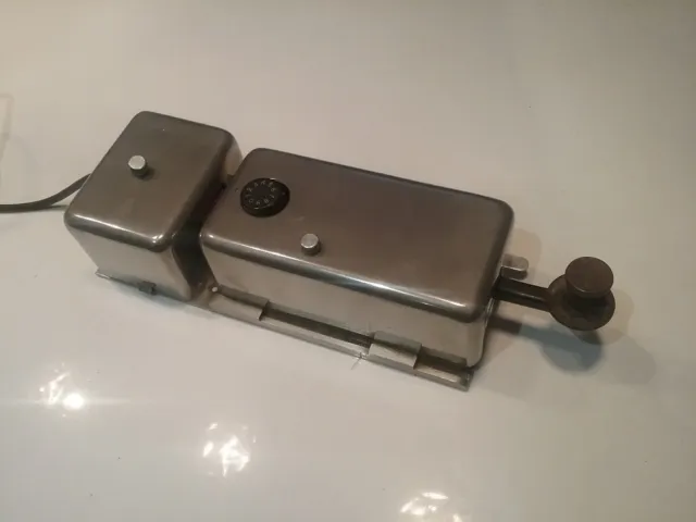 Vintage Morse Code Key Tapper - Stainless steel cover and base Superb quality