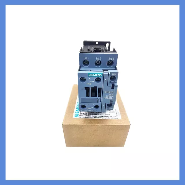 1PCS SIEMENS 3RT6025-1AN20 AC220V 3RT60251AN20 contactor Fast Shipping In Box