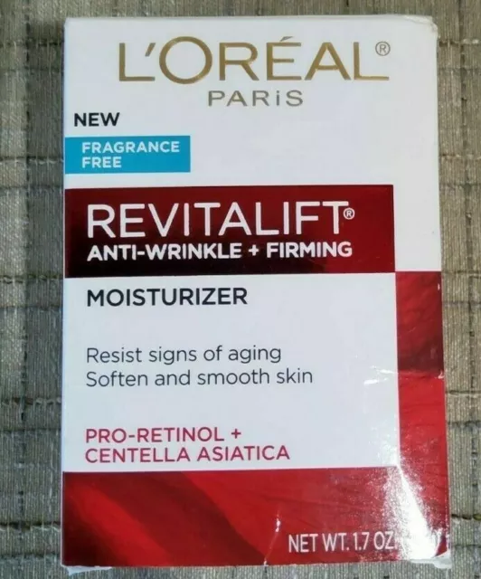 Loreal Revitalift Anti-Wrinkle & Firming Moisturizer 1.7 oz Fragrance Free