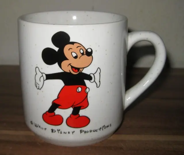 Micky Maus Mickey Mouse - Walt Disney Productions Retro Tasse Kaffee Becher Mug