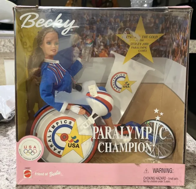 Barbie Paralympic Champion Becky Doll 1999 Mattel