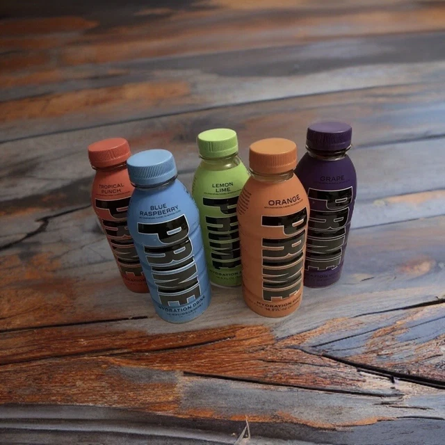 PRIME HYDRATION DRINK By Logan Paul x KSI 5 FLAVORS 🔴🟠🟢🟣🔵 Fast Shipping!