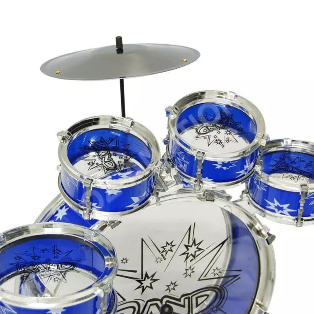 Kids Junior Drum Kit Music Set Children Mini Big Band Jazz Musical Play Toy 3