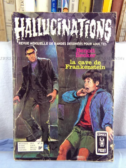 Hallucinations N°21, Éditions Aredit, Collection Comics Pocket, 1972