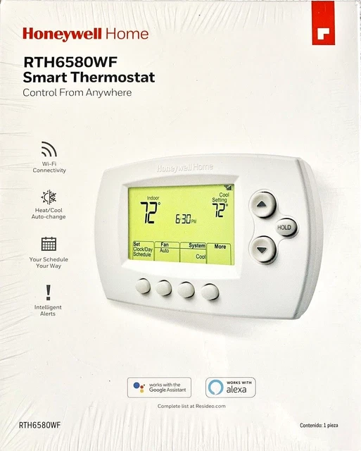 HONEYWELL HOME WiFi Programmable Smart Thermostat RTH6580WF