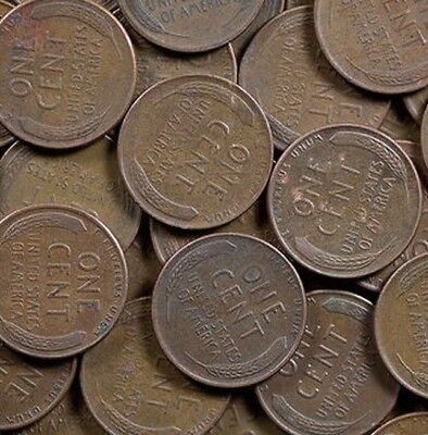 (500) Wheat Pennies! Cents Mixed Lot Of Lincoln Wheat Pennies!