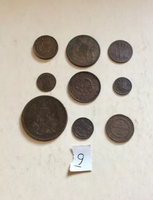 Collection Of Copper / Bronze Coins