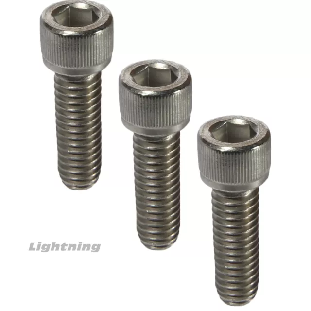 3/8-16 Socket Head Cap Screws Fully Threaded 18-8 Stainless Steel Allen Qty 10