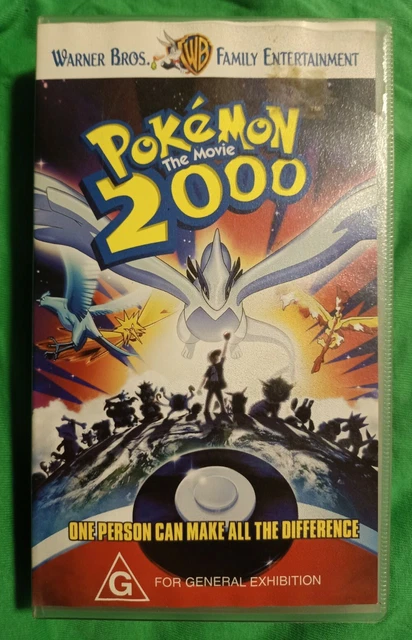 Na Antiguidades e Raridades tem Vhs Pokémon 2000 O filme Warner Bross, livre na caixa, original, 101 minutos ok com melhor custo!