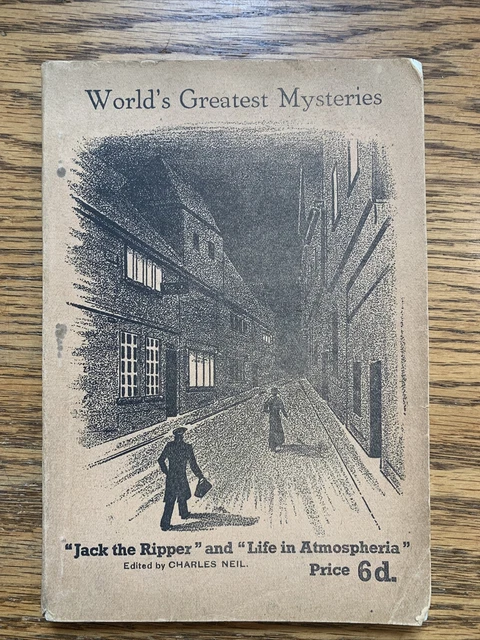 RARE 1920’S WORLDS Greatest Mysteries Jack The Ripper Charles Neil Australia £156.49 - PicClick UK