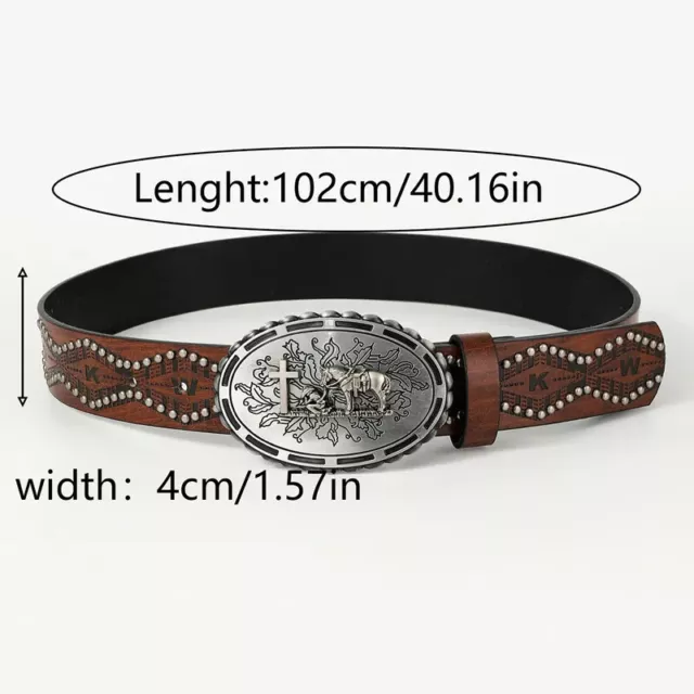 Western Fashion Belt With Buckle