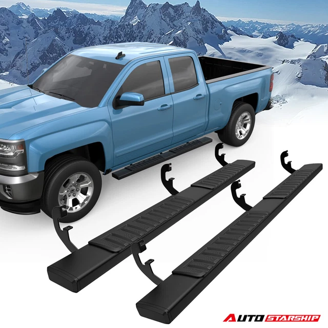 6& SIDE STEP Bar Running Boards for 201923 Chevy Silverado GMC Sierra