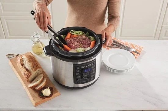 Crock-Pot CR051 Express-pot Slowcooker RVS/Zwart