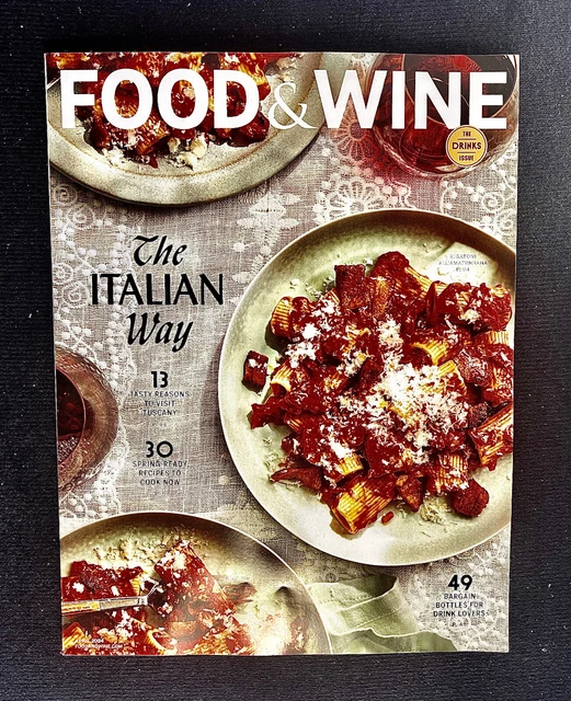 FOOD & WINE Magazine April 2024 "The Drinks Issue" 49 Bargain Bottles