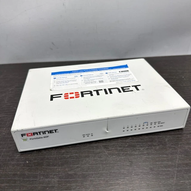 Firewall Fortinet Fortigate FG-60D Con Adattatore Dispositivo Di Sicurezza Di - Foto 10