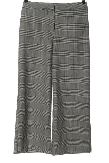 Pantaloni in tessuto Viva Couture donna taglia DE 36 bianco lana nero look casual