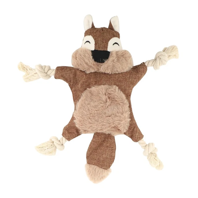 Stuffless Hunde Spielzeug für Welpen, Knittern Quietschende Hunde Kau SpielzL8U9