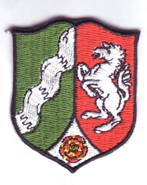 Power Klettverschluss Patch Nordrhein-Westfalen Wappen Aufnäher Landeswappen NRW