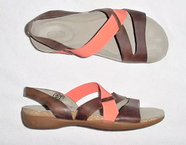 Womens Authentic Keen Dauntless Strappy Brown Coral Sport Sandals 6.5 M