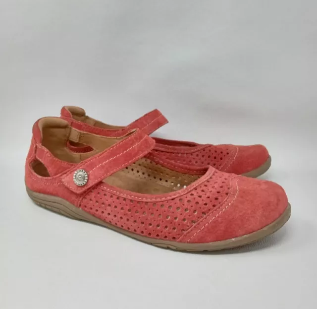 EASY SPIRIT GARIMA Metallic Rose Gold Mary Jane Sport Flats Womens