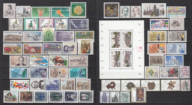 Germany BERLIN 1985-1987 - complete year sets - MNH (m8)
