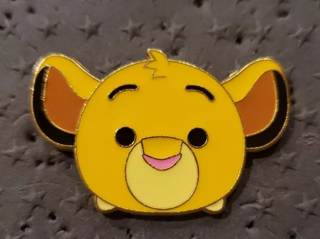 🦁 Simba - Tsum Tsum Character from The Lion King: Disney Pin Mystery Collection