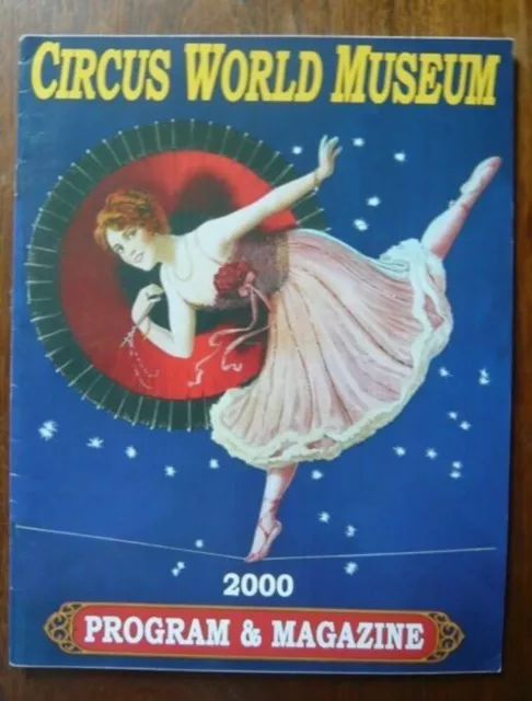 Programme de cirque Circus World Museum Baraboo Wi 2000 | COLLECTIF | Bon état