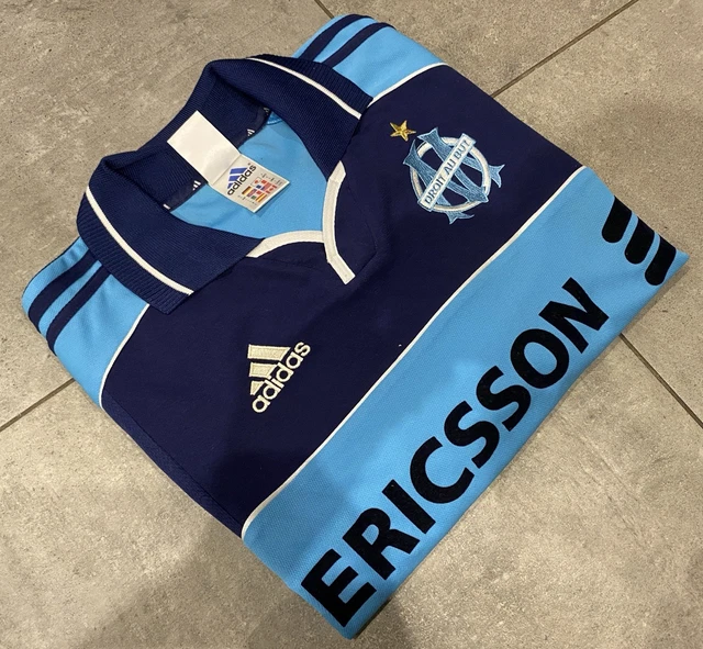MAILLOT OFFICIEL OM Olympique Marseille Adidas Ericsson taille L
