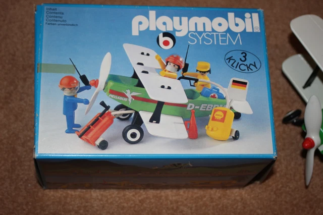 PLAYMOBIL KLICKY PLAQUE signalétique du lot 3504 clôture (vert avec