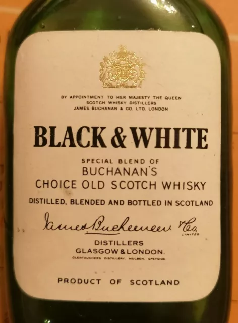 Mignon Black & White Scotch Whisky.  Importato 3