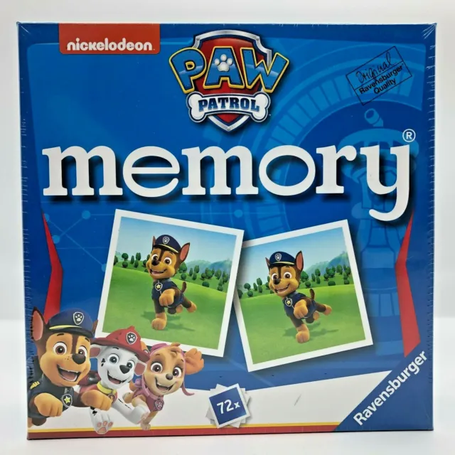 Ravensburger® Paw Patrol Memory | Kinderspiel Familienspiel | 2-6 Sp. ab 4 Jahre