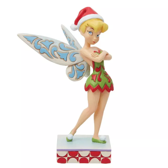 Disney  Jim Shore 2023 Santa Tinker Bell Cheeky Christmas Pixie Figurine 6013063