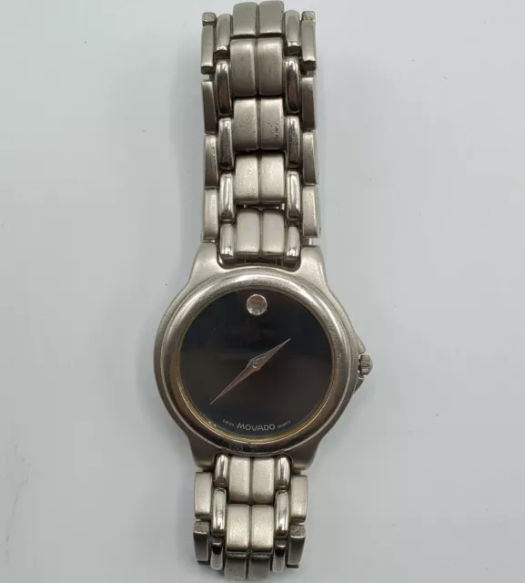 Movado Museum Watch 84 E7 1891 Stainless Steel Men's Swiss Made