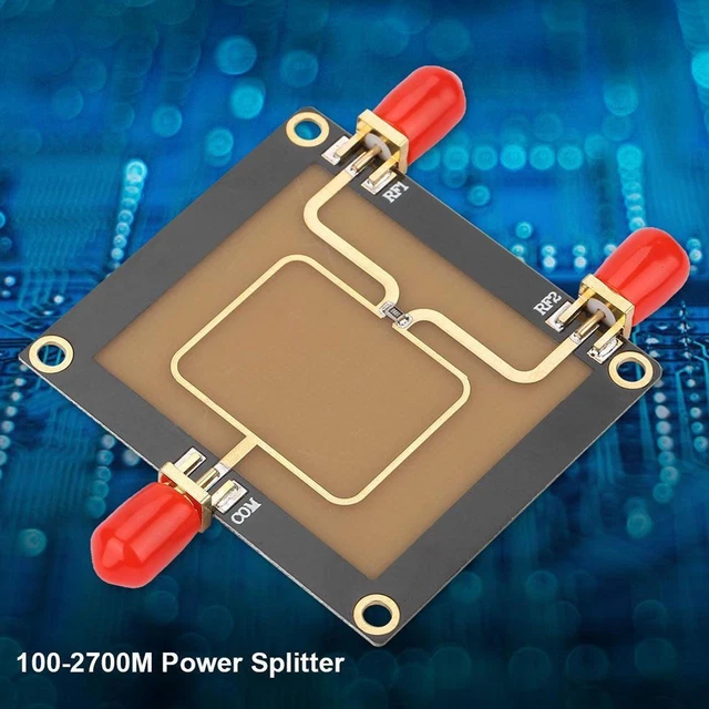 25W 100-2700MHz RF Power Splitter 2-Way Divider Combiner Power Splitter