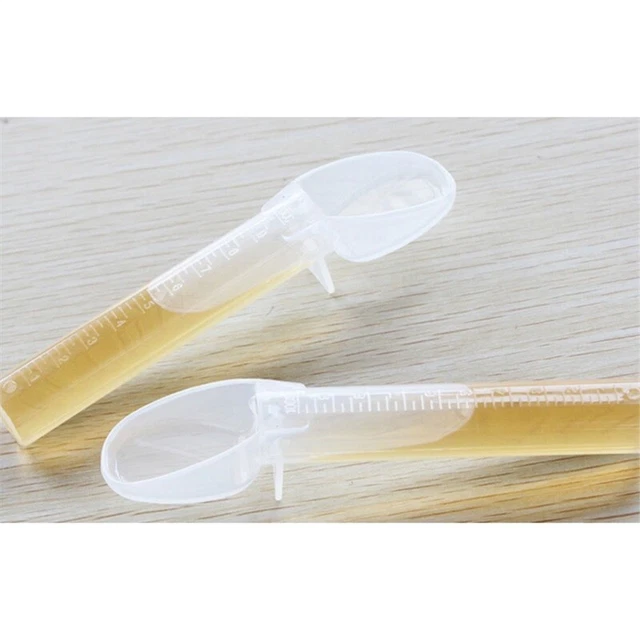 Baby Feeding Spoon Medication Device Utensil Given Medicines Infants Syringe- Le