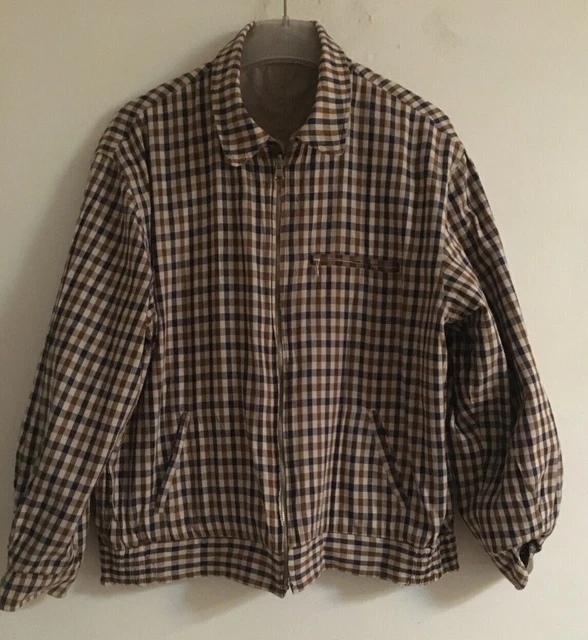 Aquascutum reversible harrington jacket online